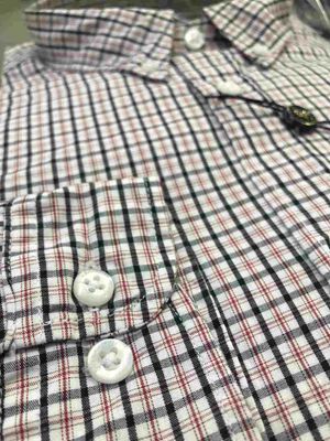 Men Casual Full Shirt Red Checkered Full Sleeve Cotton | Palli_img_7
