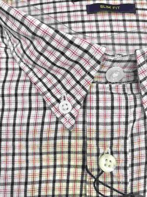 Men Casual Full Shirt Red Checkered Full Sleeve Cotton | Palli_img_1
