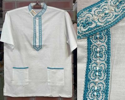 Elegant White Fotua with Embroidery - Premium Quality Traditional Wear_img_0