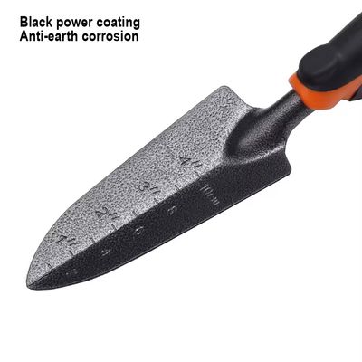 HARDEN Professional Garden Shovel ( 330 x 65mm (Mini) | 350 x 85mm ), Carbon Steel, Black Powder Coating, Ergonomic TPR Handle, Anti-Earth Corrosion, Excellent Workmanship, Durable Comfort TPR Grip; 632601 | 632602_img_5