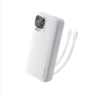 Vention I13WB-V2 10000mAh 22.5W LED Display Power Bank – White ._img_0