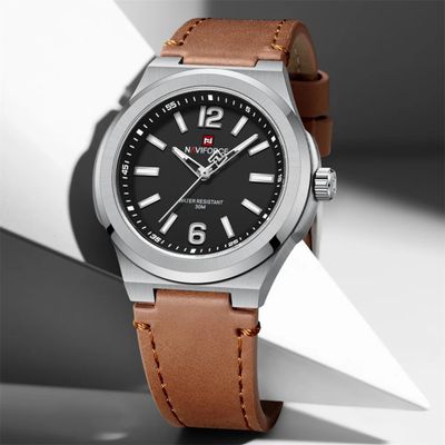 Naviforce 9233 - Silver Brown_img_1