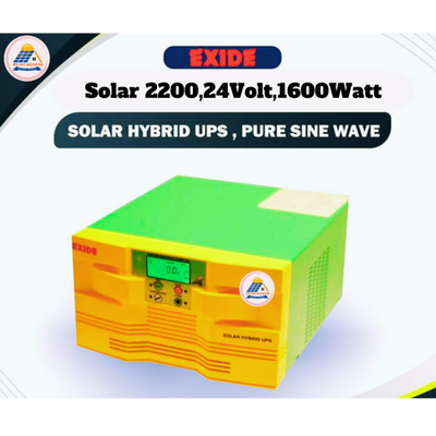 Exide Solar Hybrid Machine Ips/Ups Pure Sinewave 2200 24v 1600W_img_1