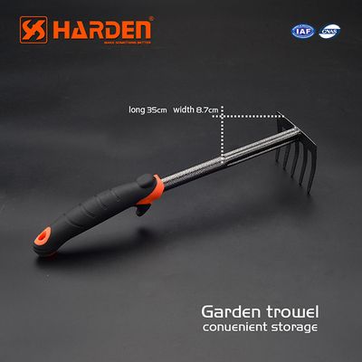 HARDEN Garden Trowel with 5 Teeth (Rake) 350x87mm; 632603_img_1