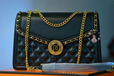 Ultra Premium Luxury Ladies Bag || Black Leather  ||_img_0