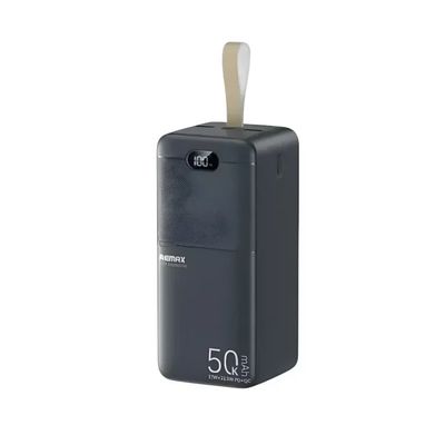 Remax RPP-117 Piloteer Series 50000mAh 27W Fast Charging Power Bank – White Color_img_1