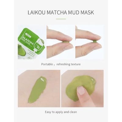 Laikou Matcha Mud Mask (12 Pcs) – 60g_img_4