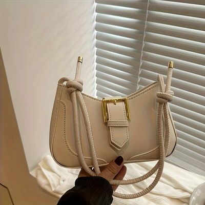 New Solid Color Spring/Summer Trendy Minimalist Personality Bag_img_3
