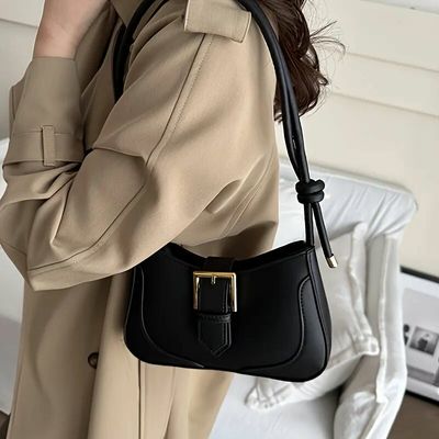 New Solid Color Spring/Summer Trendy Minimalist Personality Bag_img_6