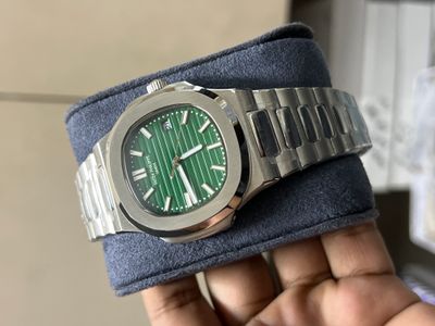 PATEK AUTO SILVER CASE GREEN DIAL OFFER_img_0