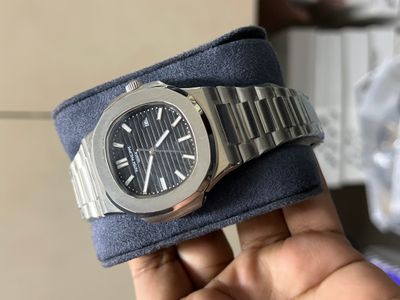 PATEK QUARTZ SILVER CASE BLACK DIAL OFFER_img_0