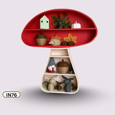 Pilz Regal Mushroom Shelf – Wall Decor Display | IndecorBD_img_2
