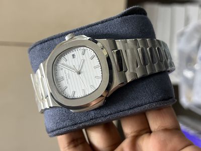 PATEK AUTO SILVER CASE WHITE DIAL OFFER_img_0