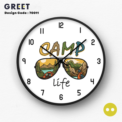 Camp Life Wall Clock_img_0