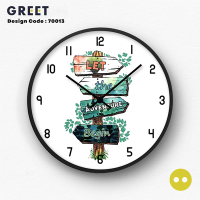 LET THE ADVENTURE BEGIN Wall Clock_img_0