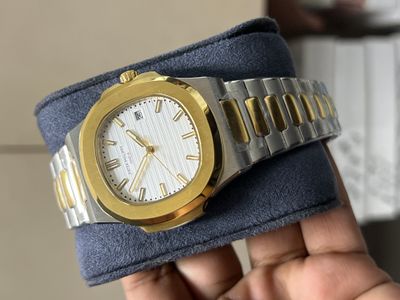 PATEK AUTO TWO TONE GOLD WHITE DIAL OFFER_img_0