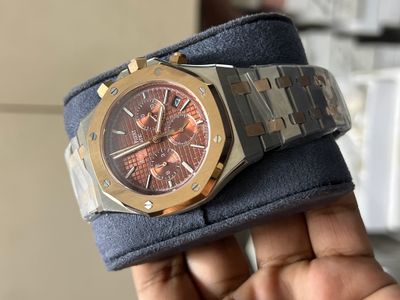 AP AUTO TWO TONE ROSE GOLD BROWN DIAL OFFER_img_0