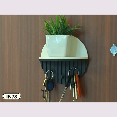 Minimalist Wall-Mounted Key Holder-Wall organizer| IndecorBD_img_0
