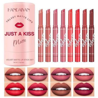 Handaiyan Velvet Matte Just A Kiss 8Pcs Lipstick Set_img_0