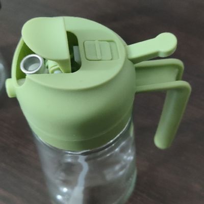 Original Chinese 2In1 Oil Sprayer Glass Bottle Anti-leakage Olive Oil Storage Sprayer Camping BBQ Cooking Oil Dispenser Jar Cruet Kitchen Supply_img_2