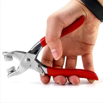 Snap Button Tools Press Studs Pliers Tool 9.5mm Snap Fasteners Tool Kit Hollow and Solid Metal Prong Snaps Buttons Clothing Leather Crafting Sewing Access Baby clothes button DIY Clothes installation Tool_img_6