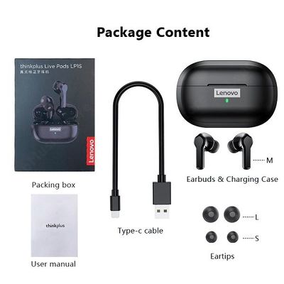 Lenovo Live Pods LP1S TWS New Edition Black_img_2