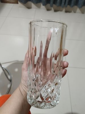 স্বচ্ছ কাচের পানির গ্লাস ৬ পিছ - Drinking Water Tall Glass - 6-Piece 350ML #145_img_2