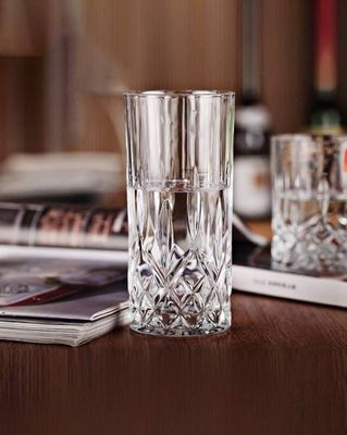 স্বচ্ছ কাচের পানির গ্লাস ৬ পিছ - Drinking Water Tall Glass - 6-Piece 350ML #145_img_3