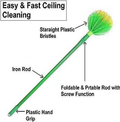 সিলিং ঝাড়ু ৫ ফুট ছোট-বড় করা যায়- Ceiling Cleaning Broom Sad zaru- 5ft #jul_img_0