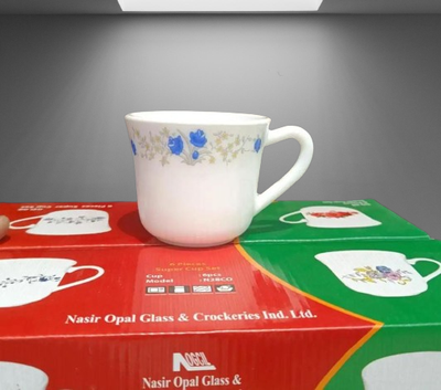 চায়ের কাপ সেট ৬ টি কাপ - Pirex Ceramics Tea Cup #pirex_img_0
