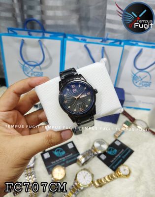 Forecast 907 Gents Chain Watch- Black Dial- Black Bezel- Black Chain- TF Code FC707CM_img_0