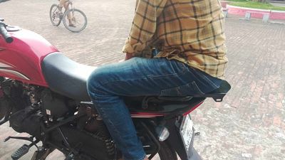 Premium Back Carrier With Handle For Honda Dream 110 & Dream neo_img_7