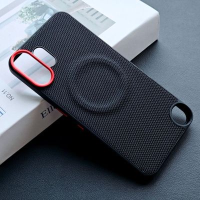 Nothing CMF Phone2Pro leather texture magnetic cover Metal Camera Bumper_img_2