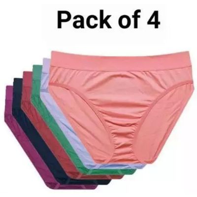 4 pcs cotton Pantie (Better quality)_img_1