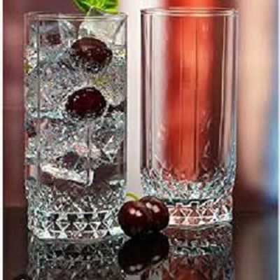 স্বচ্ছ কাচে পানির গ্লাস ৬ পিছ -Drinking Water  glass 6 piece set #30_img_1