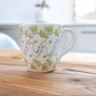 সিরামিকের চা বা কফি কাপ সেট -৬ পিছ Coffee tea ceramic mug tea mug -6 pcs #green_img_1