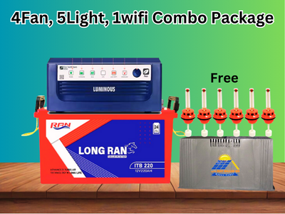 4-Fan 5-Light 1wifi Combo Package Home IPS / UPS inverter_img_0