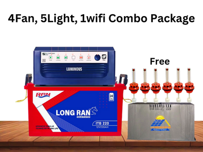 4-Fan 5-Light 1wifi Combo Package Home IPS / UPS inverter_img_1
