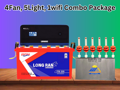 4-Fan 5-Light Combo Package Home IPS / UPS inverter_img_0