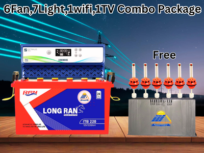 6Fan 7Light 1TV Combo Package Home IPS / UPS Inverter_img_0