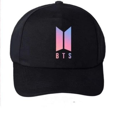BTS Cap-Pink Logo-Black_img_0