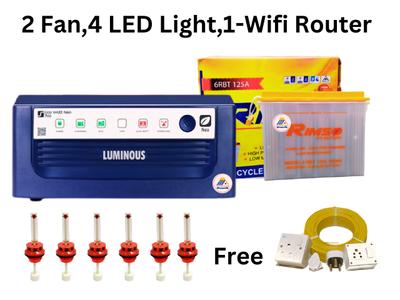 2-Fan 4-Light Combo Package Home IPS / UPS_img_0