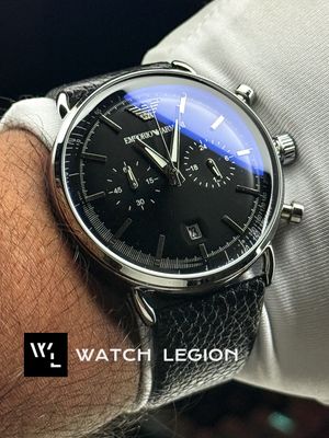 ARMANI OVAL GLASS SIMPLE BLACK DIAL BLACK BELT_img_2