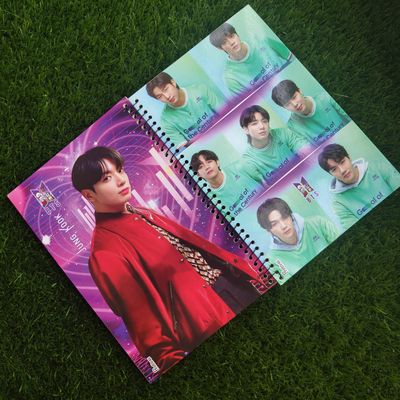 Large Notebook-Green OT7 & Jungkook Red Suit_img_0