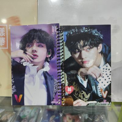 Small Notebook-Taehyung (V) Card & Taehyung (V) Purple_img_0