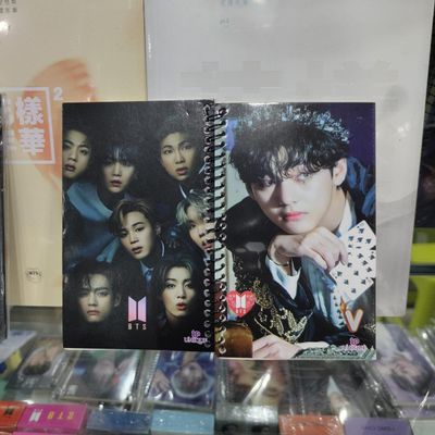 Small Notebook-Taehyung (V) Card & Black OT7_img_0