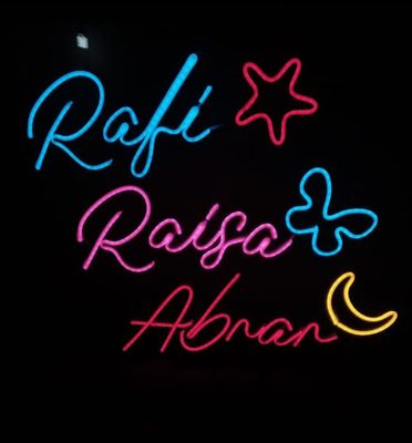 3 name neon Sign By BdBitan_img_0