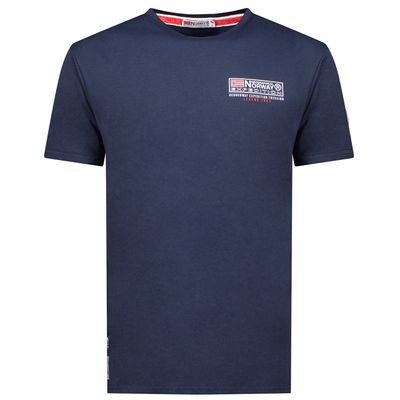 T-Shirt Men Short Sleeve with Navy Flag_img_0