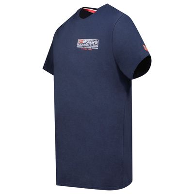 T-Shirt Men Short Sleeve with Navy Flag_img_1