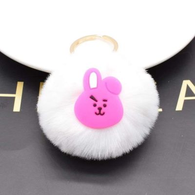 BT21 Fur Keyring-Cooky_img_0